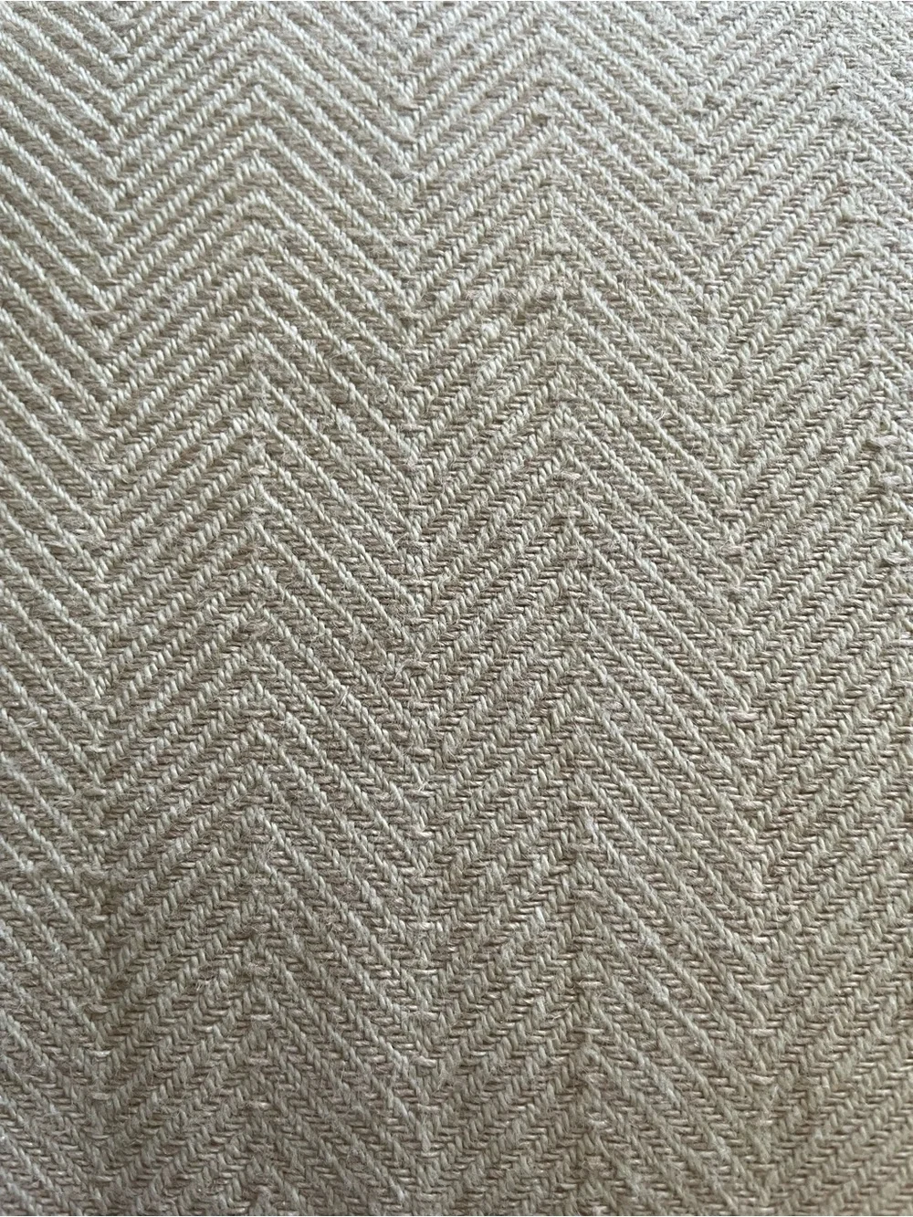 Set of (2) Ralph Lauren Tan Textured Square Throw Pillow Covers plus Inserts